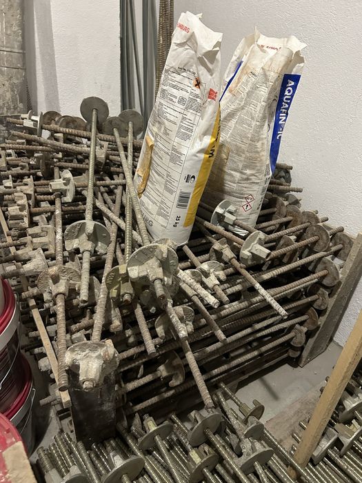 Кофражни шпилки, гайки и стеги - нови и втора употреба - Храмар