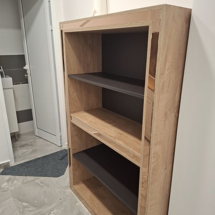 Полица мдф и розово златонова