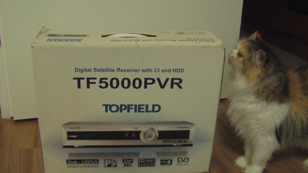 Topfield TF T5000 HD 80 GB HDD: двуканален сателитен ресивер с запис