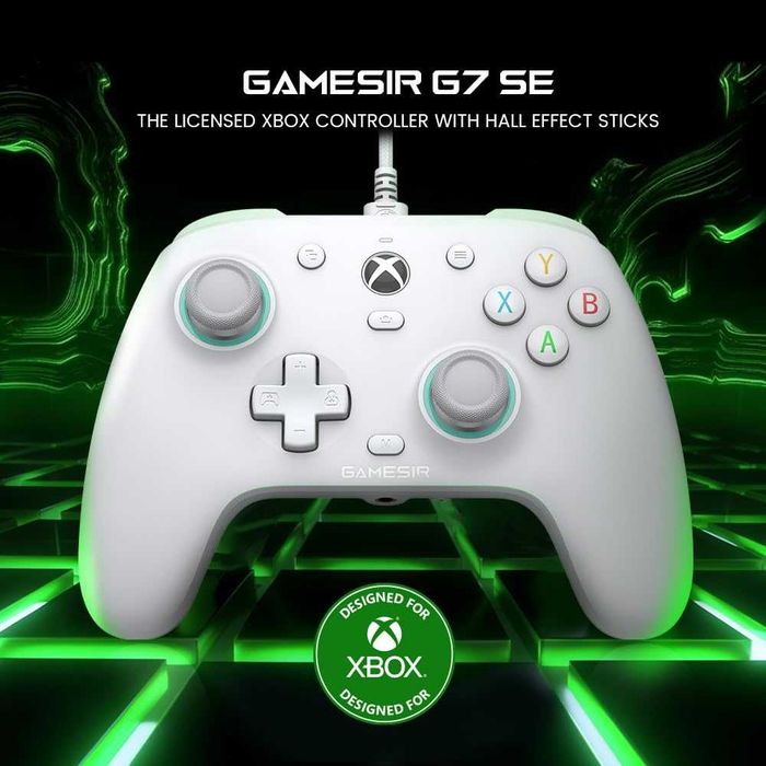 Контролери GameSir G7 SE White - Xbox и PC/Компютър/НОВИ