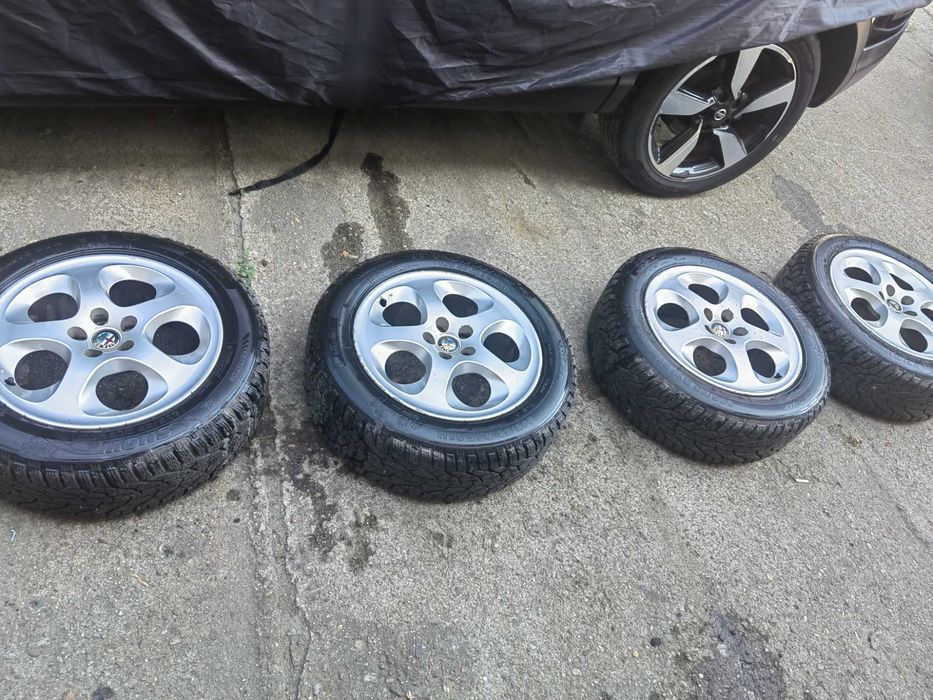 Jante 5x98, R16 anvelope de iarna 205/55