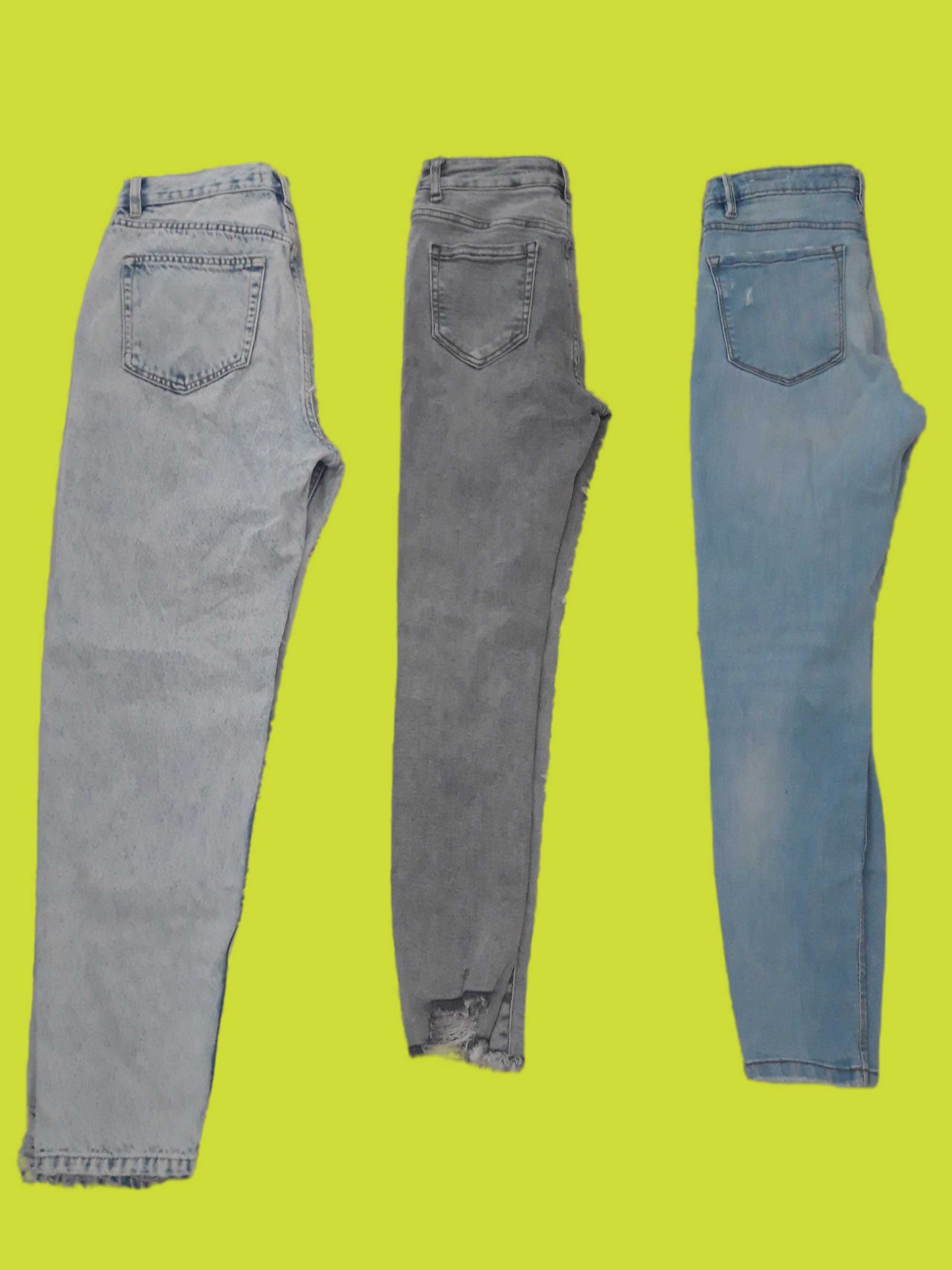 Blugi/Jeans dama drepti si rupti originali - lot 6 perechi S/M