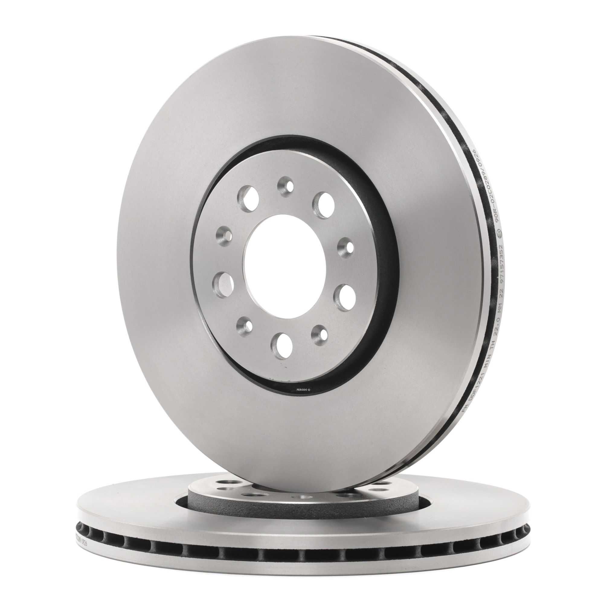 Спирачни дискове FERODO PREMIER DDF1221, 288x25mm вентилирани