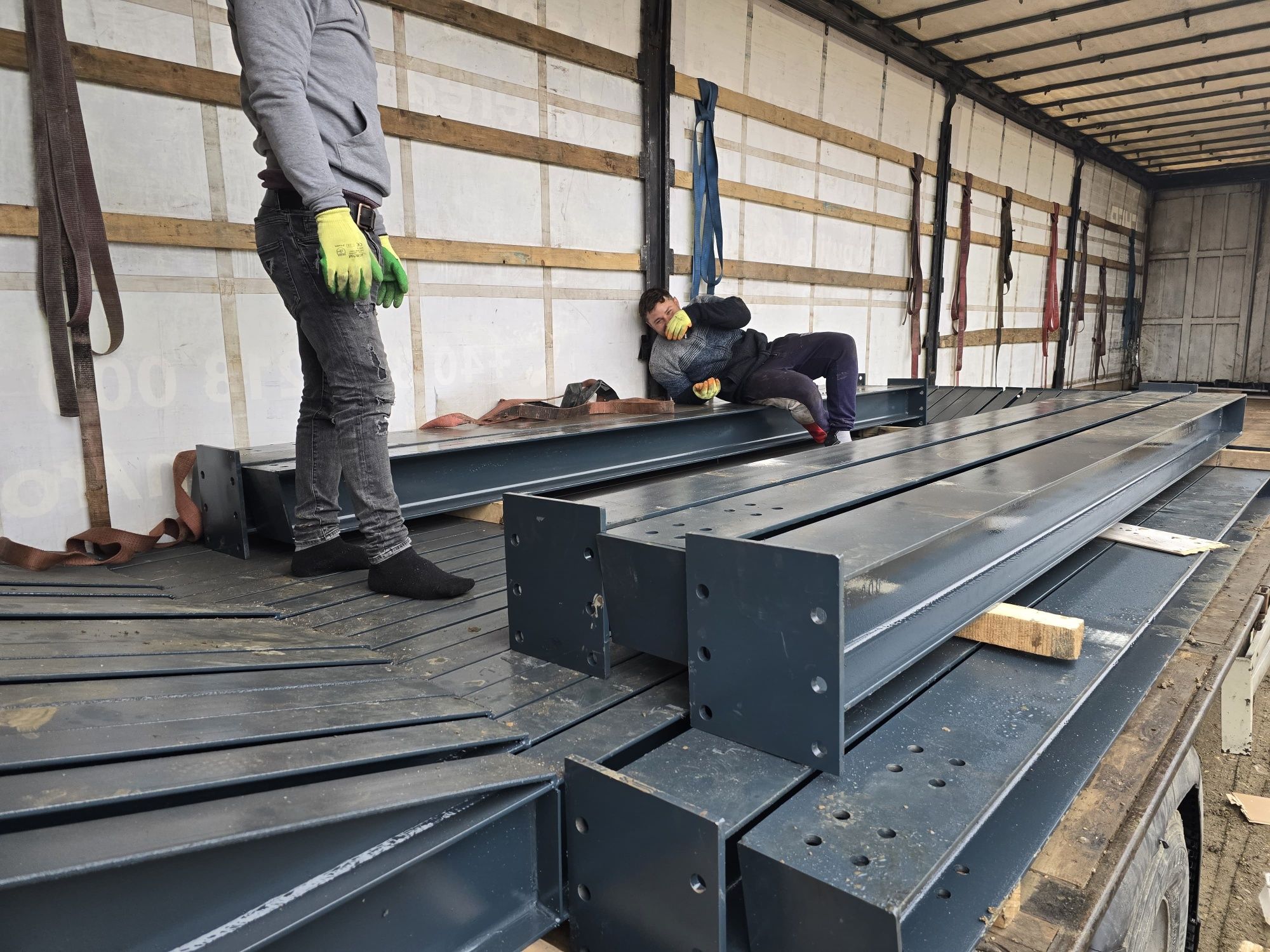 Hala noua structură metalică demontabila hala prindere pe suruburi