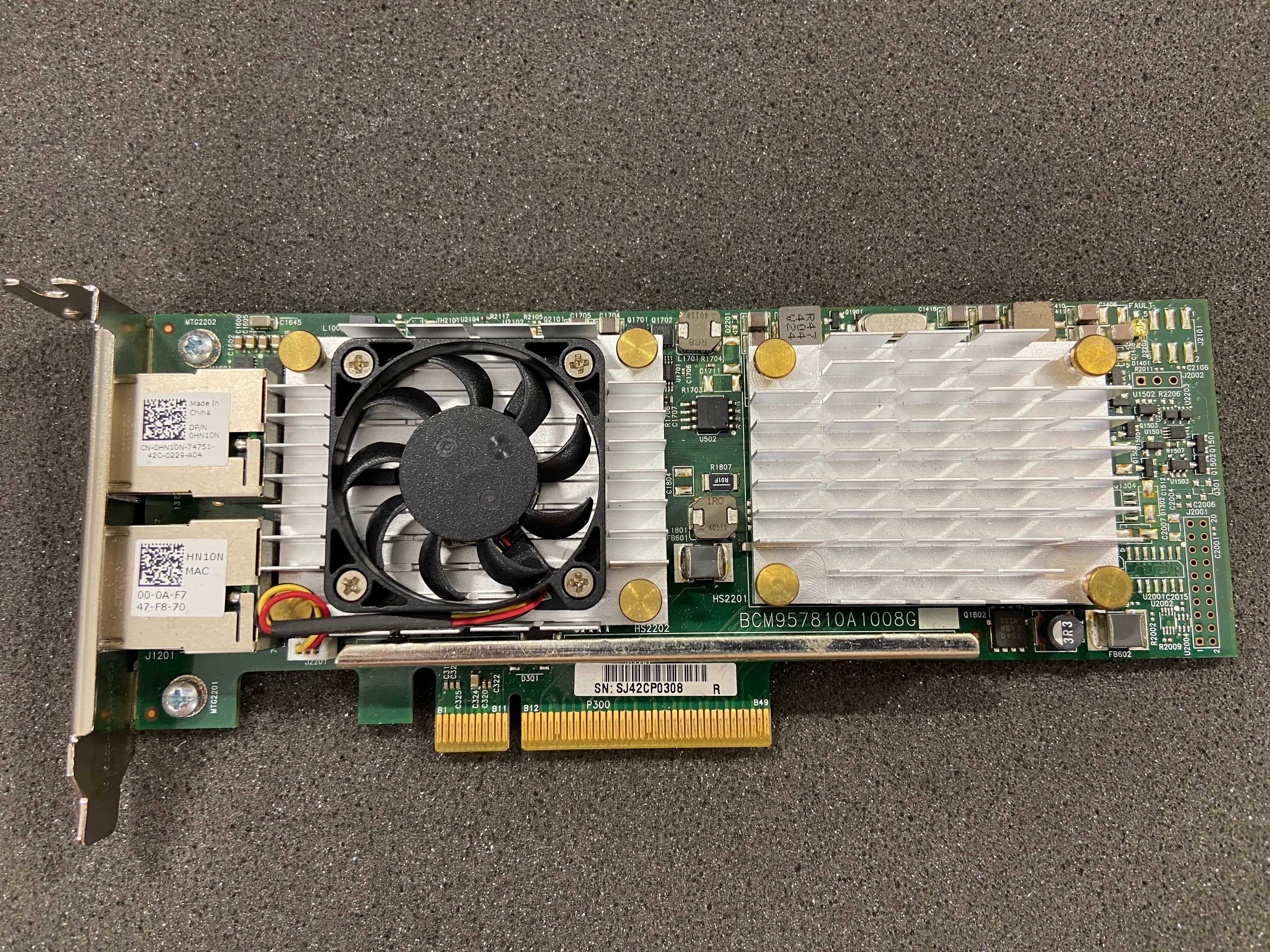 Dell Broadcom 57810 2x 10GbE RJ-45 LP мрежови адаптер