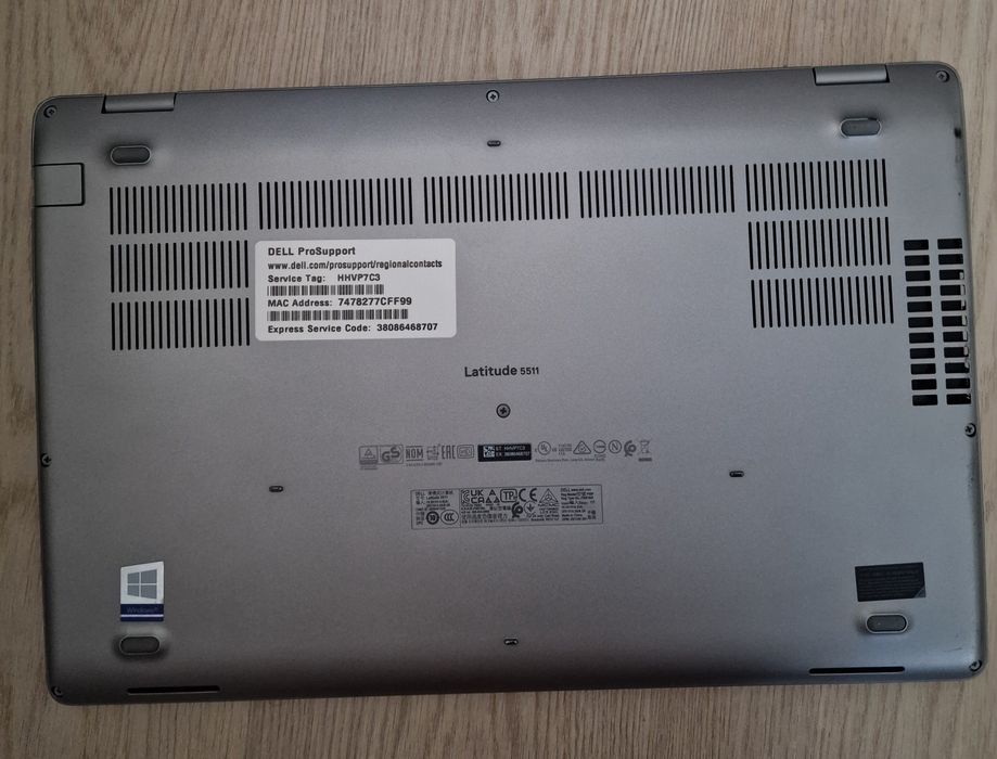 Laptop performant Dell, i7, 32 GB, Windows 11
