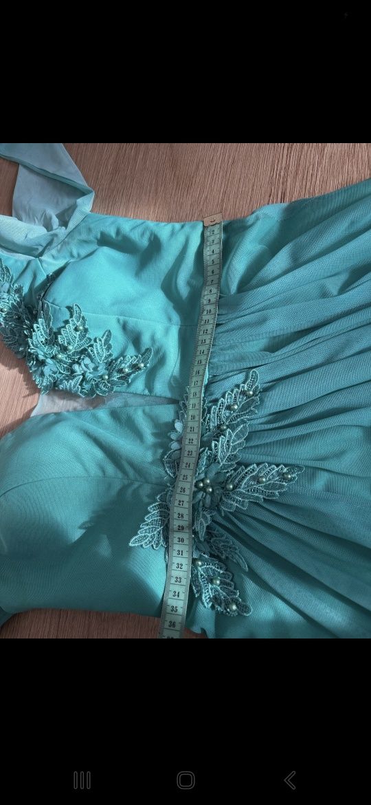 Rochie verde eleganta