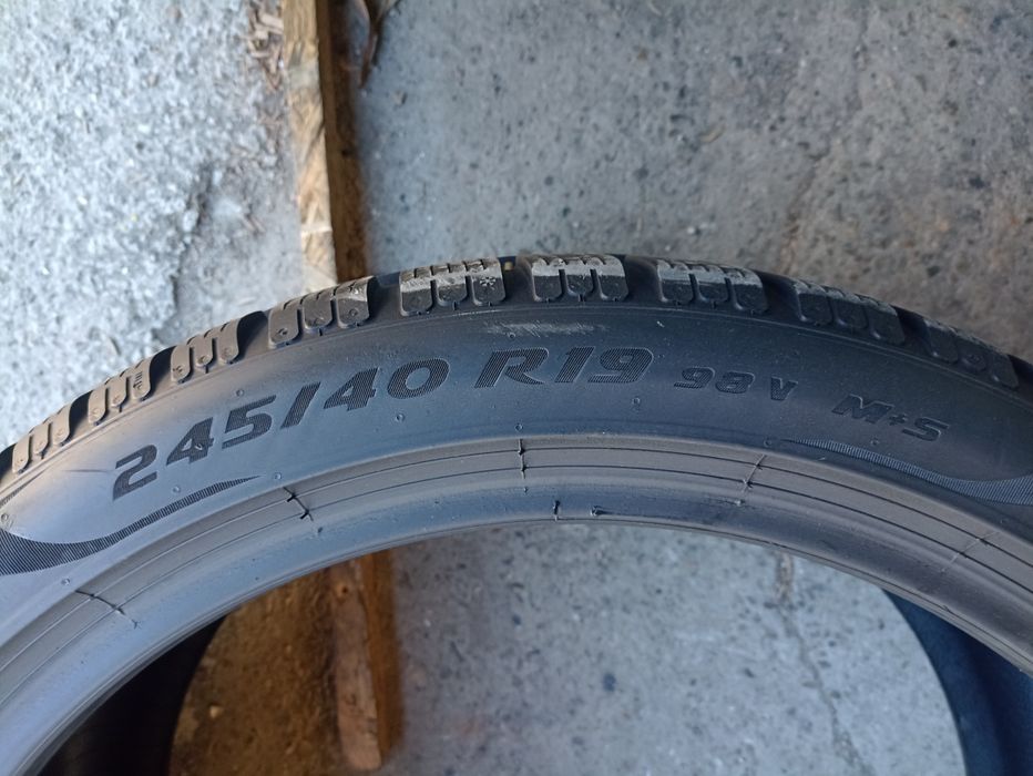 4 anvelope de iarna Pirelli 2x245/40 R19 dot 0122 2x275/35 R19 dot2519