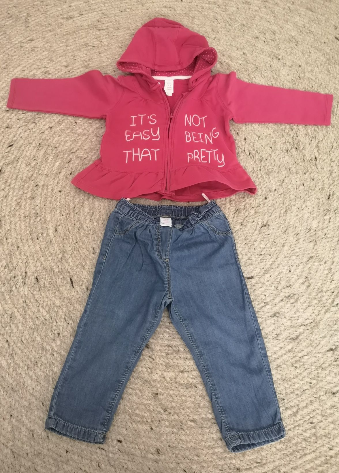 Outfit Baby Club de la C&A pentru fetite 80 cm 9-12 luni