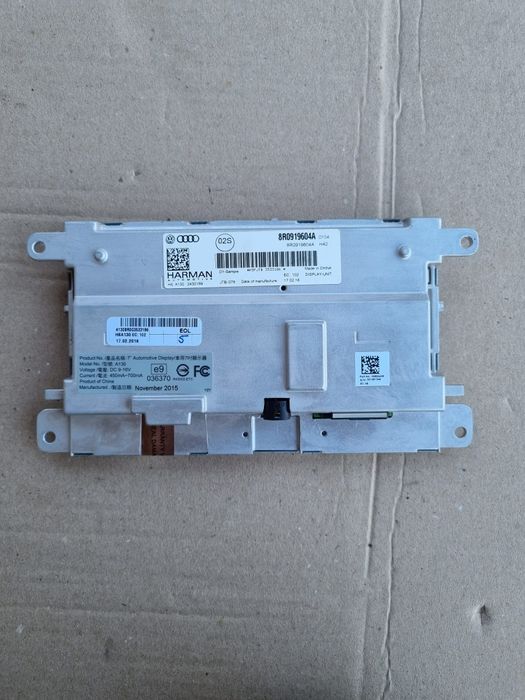 Ecran Audi A4 B8 Q5 A5/Display Audi A4 B8 A5 Q5/Display Audi A6 4F