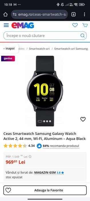 Galaxy watch active 2