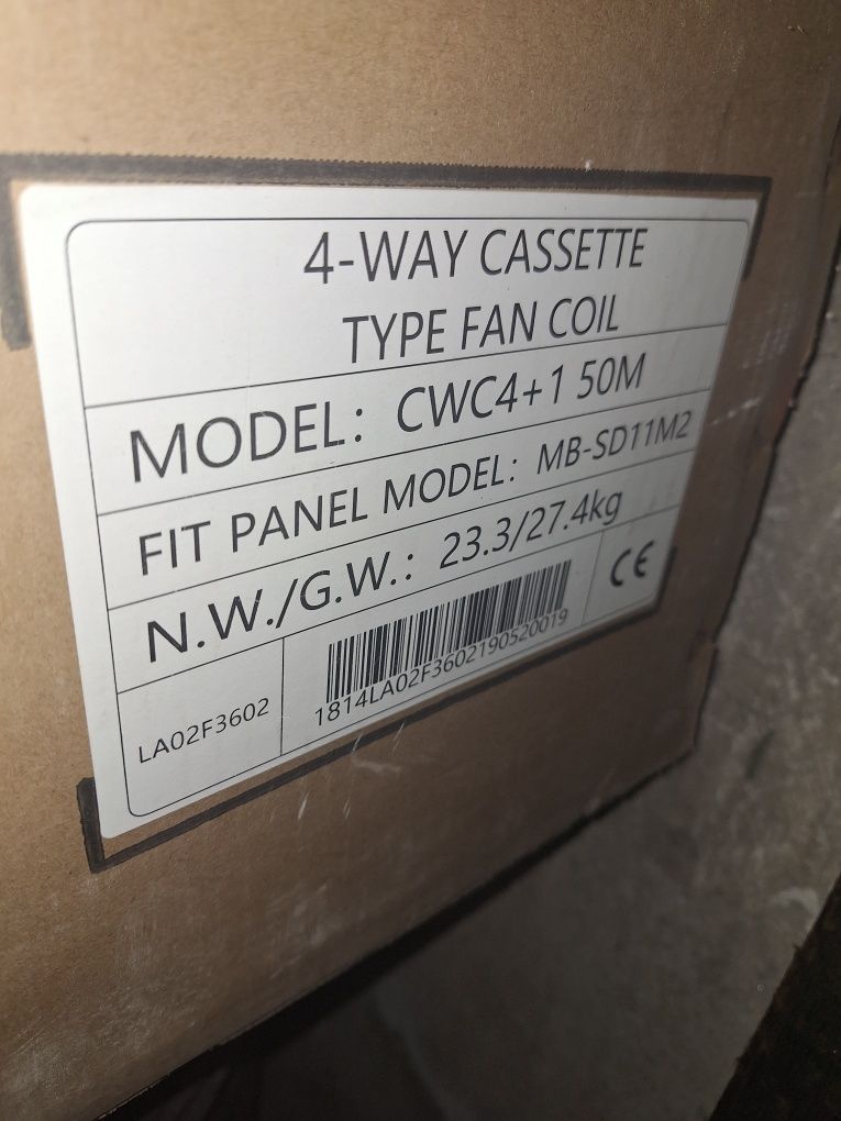 Vand ventiloconvector