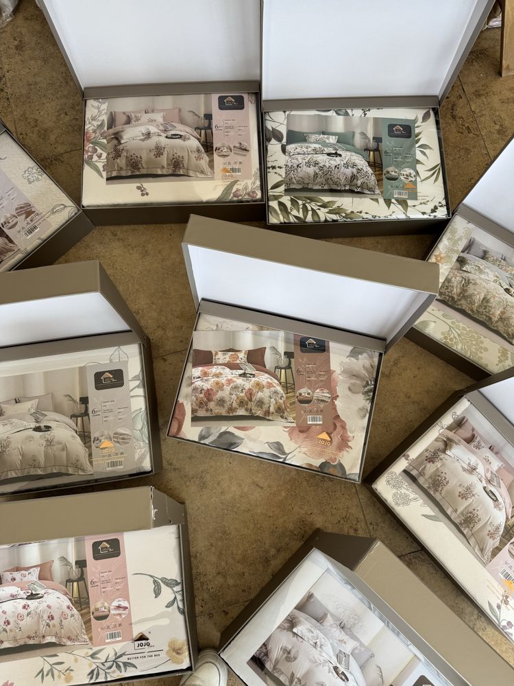 Set Lenjerie De Pat DeLux 6 Piese Oferta speciala