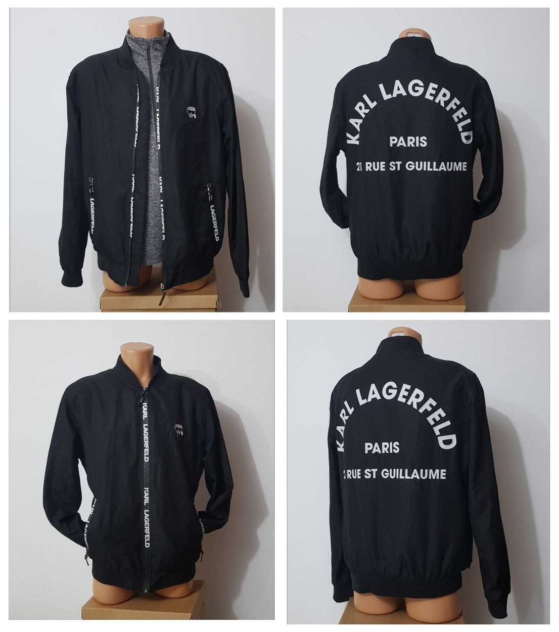 Geaca bomber KARL LAGERFELD Regular Fit, mărimea L (men), toamnă