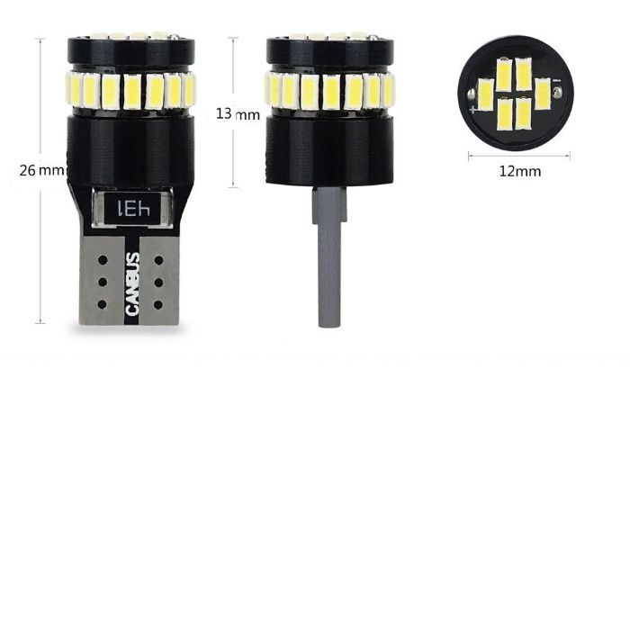 LED Лед крушки габарити Т10 CANBUS с 24SMD и 30SMD диода