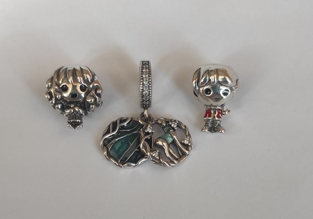 Нови!!! Сребърни Хари Потър талисмани за гривна Пандора Pandora Harry