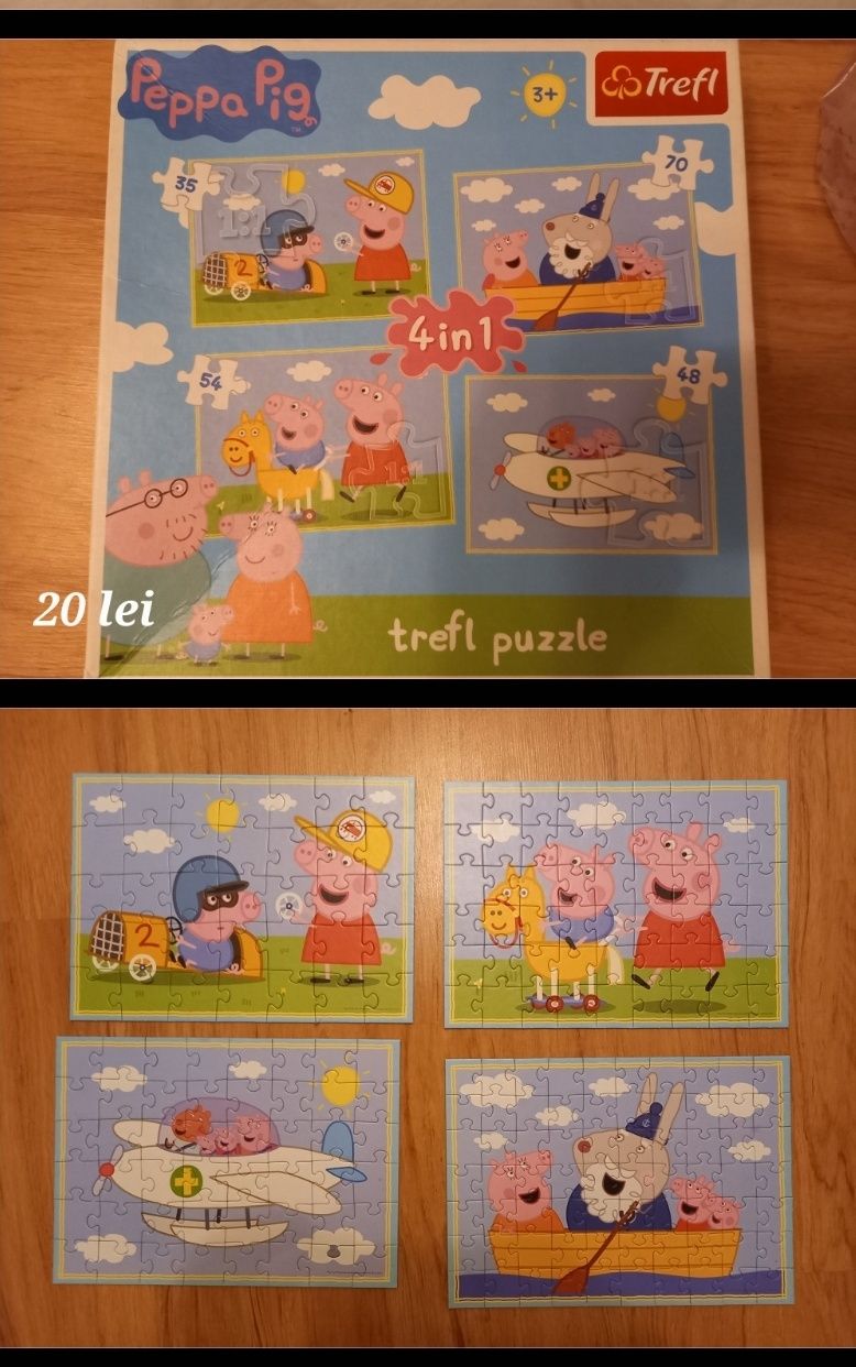 Jocuri si puzzle diverse 2-6 ani