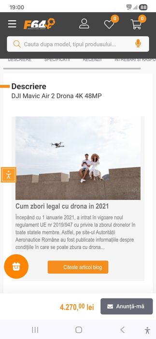 DJI Mavic Air 2 Fly more combo + Hard case