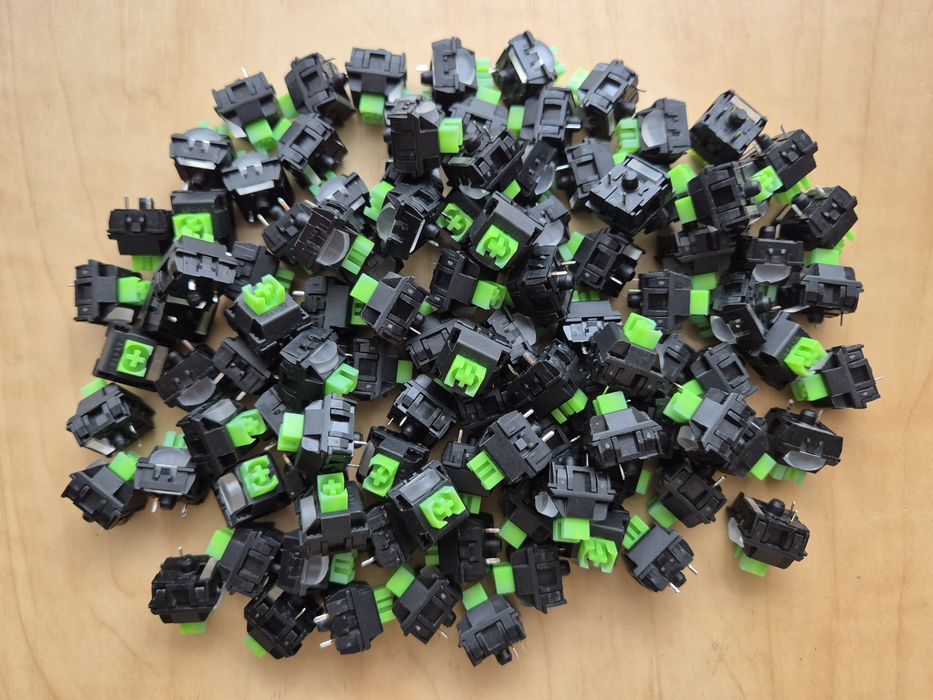 104 Switch-uri mecanice Razer Green Clicky