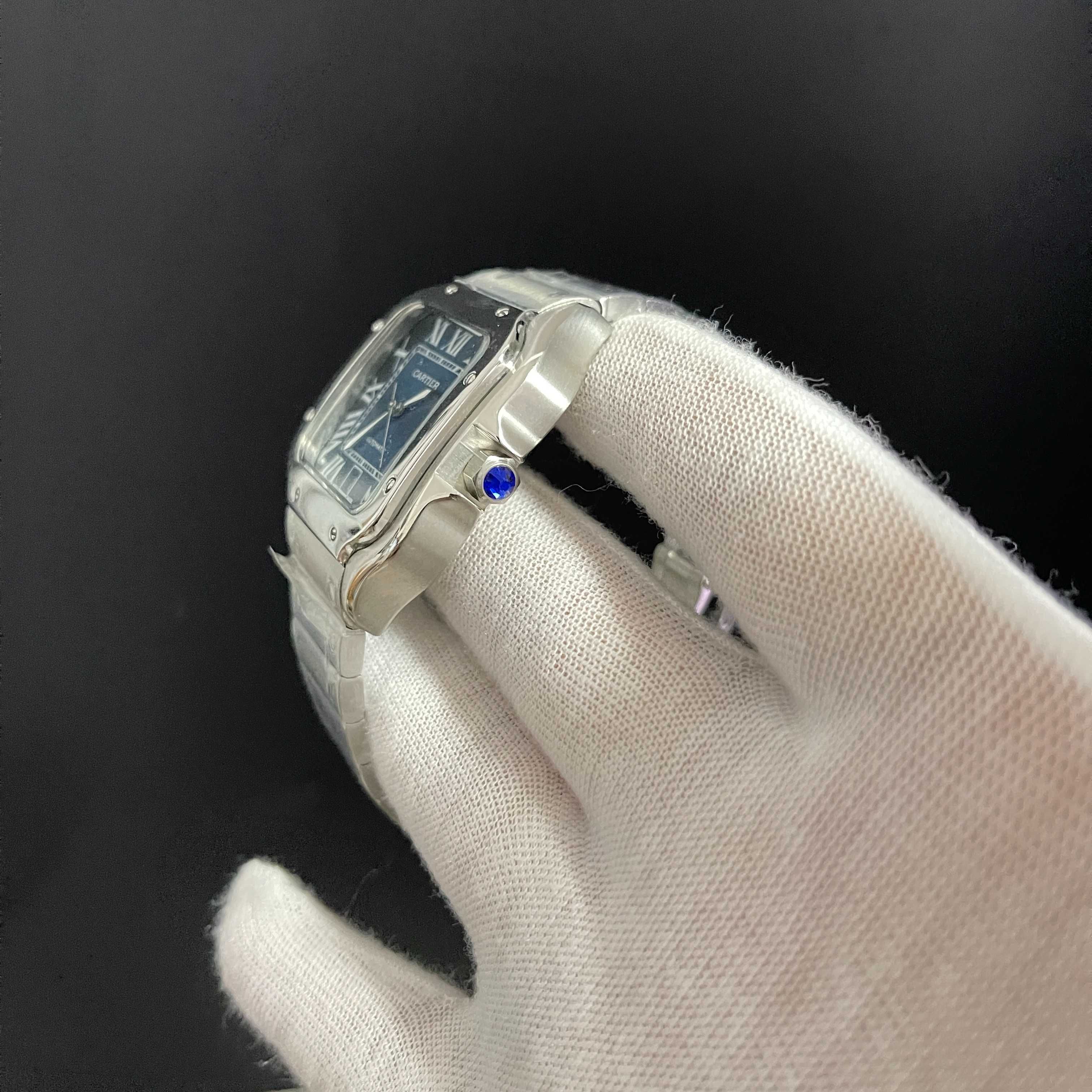 Ceas barbatesc Cartier Santos de Cartier Blue