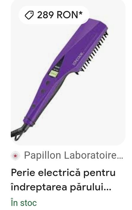 Perie profesionala sigilata ,pentru indreptarea parului iRonArc REVOLU