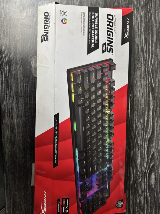 Клавиатуры HyperX Alloy Origins Core RGB и HyperX alloy fps red