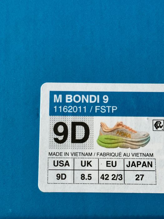 HOKA BONDI 9 tangerine