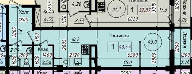 Юнусабад. р-н САМПи Новостройка, коробка 26,7м2  18700 у.е.