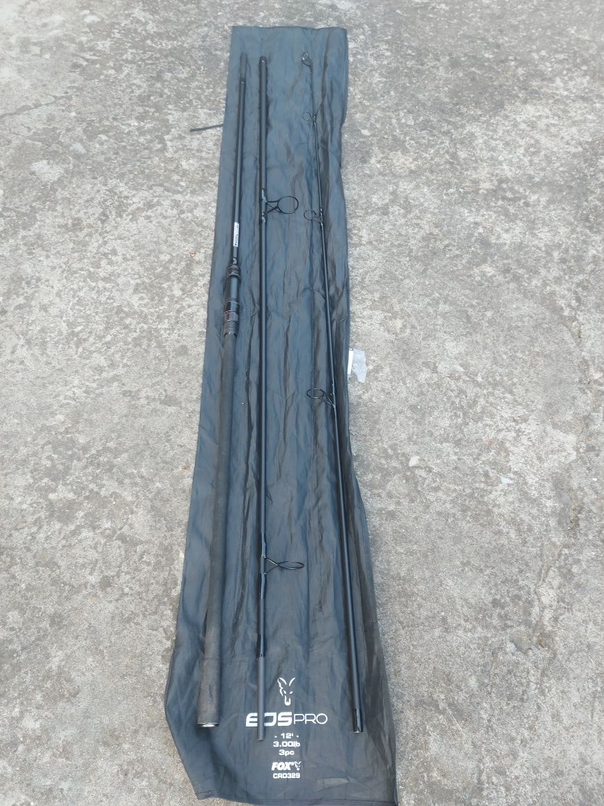 Шаранджийска въдица Fox Eos PRO, 12ft 3 lb 3 части