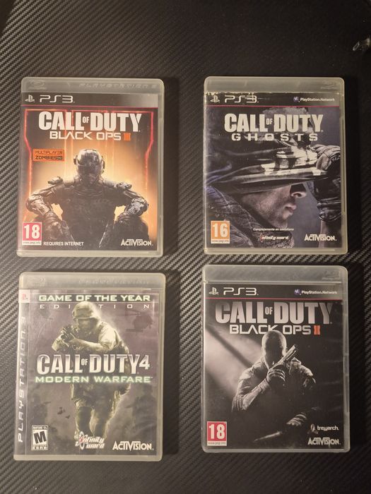 Vand colectie jocuri call of duty pentru ps3
