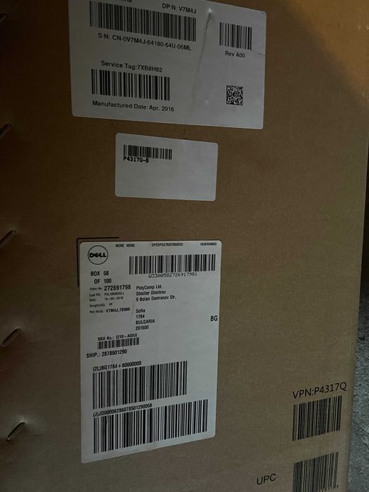 Dell P4317Q монитор на части