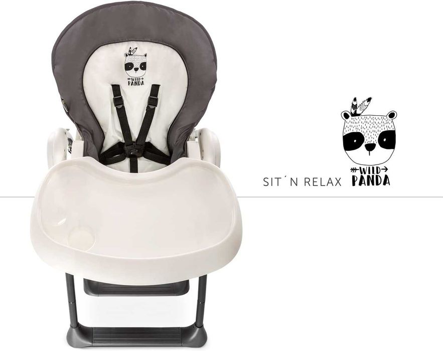 Hauck Sit ’n Relax 2in1 Scaun de masa bebelusi ,Wild Panda