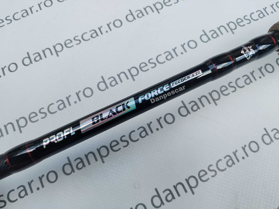 Lanseta PRO FL Black FORCE FEEDER 4,20m 180 grane 3 varfuri