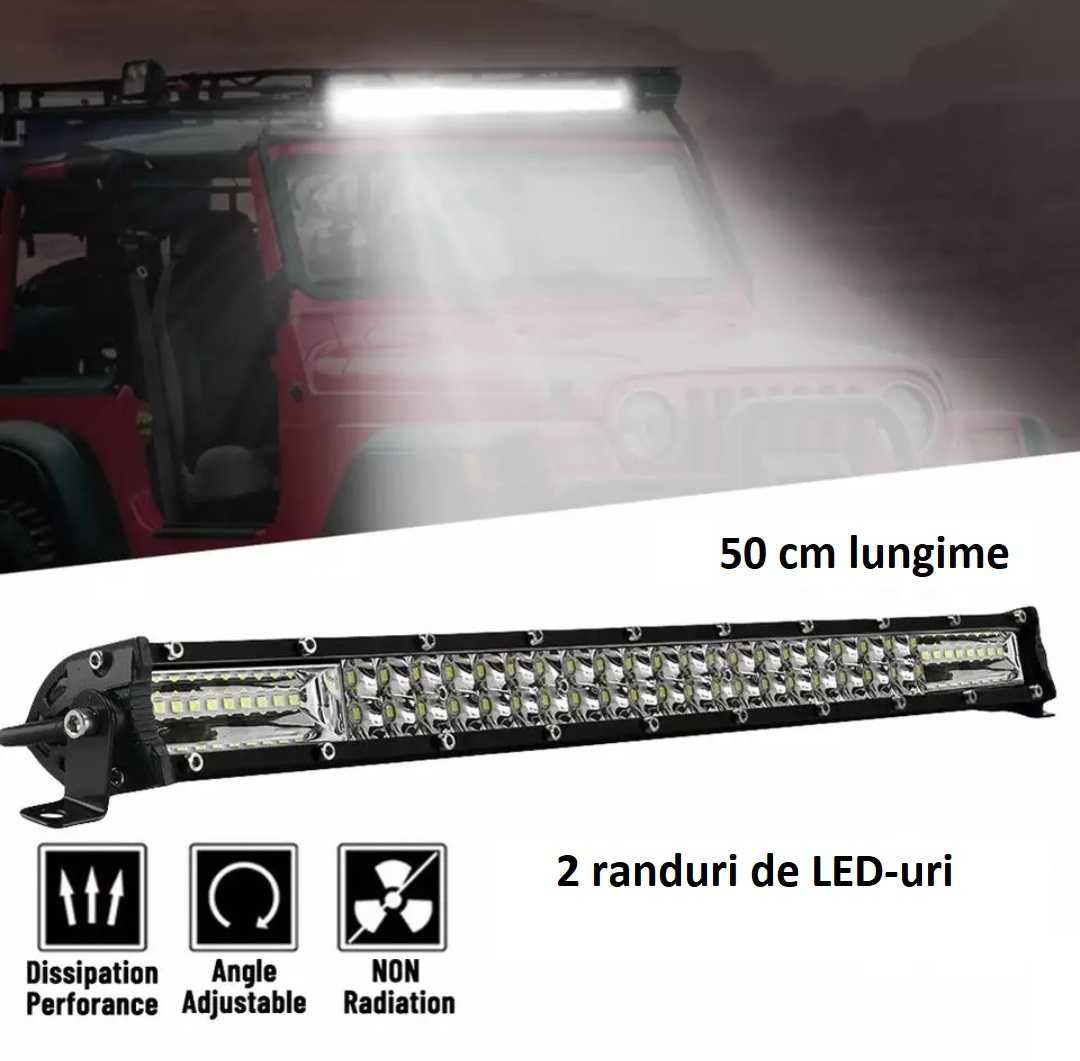 Super Slim LED Bar pentru Tractoare,4X4, Offroad,  ATV, Camioane