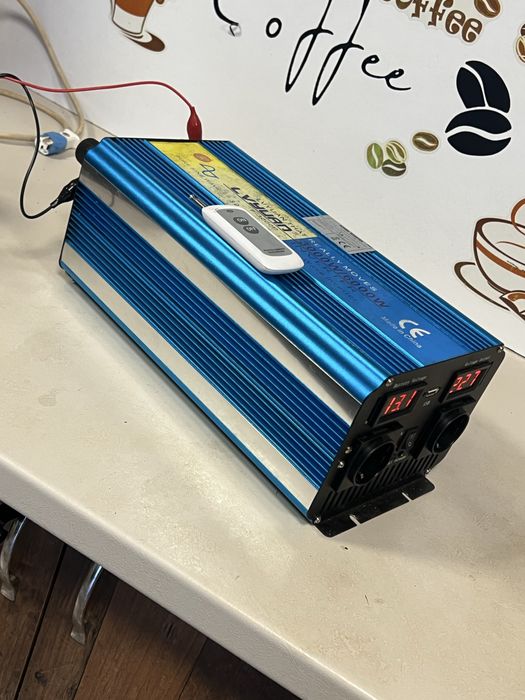 Инвертор преобразовател пълна чиста синусоида 12v - 220v - 6000W