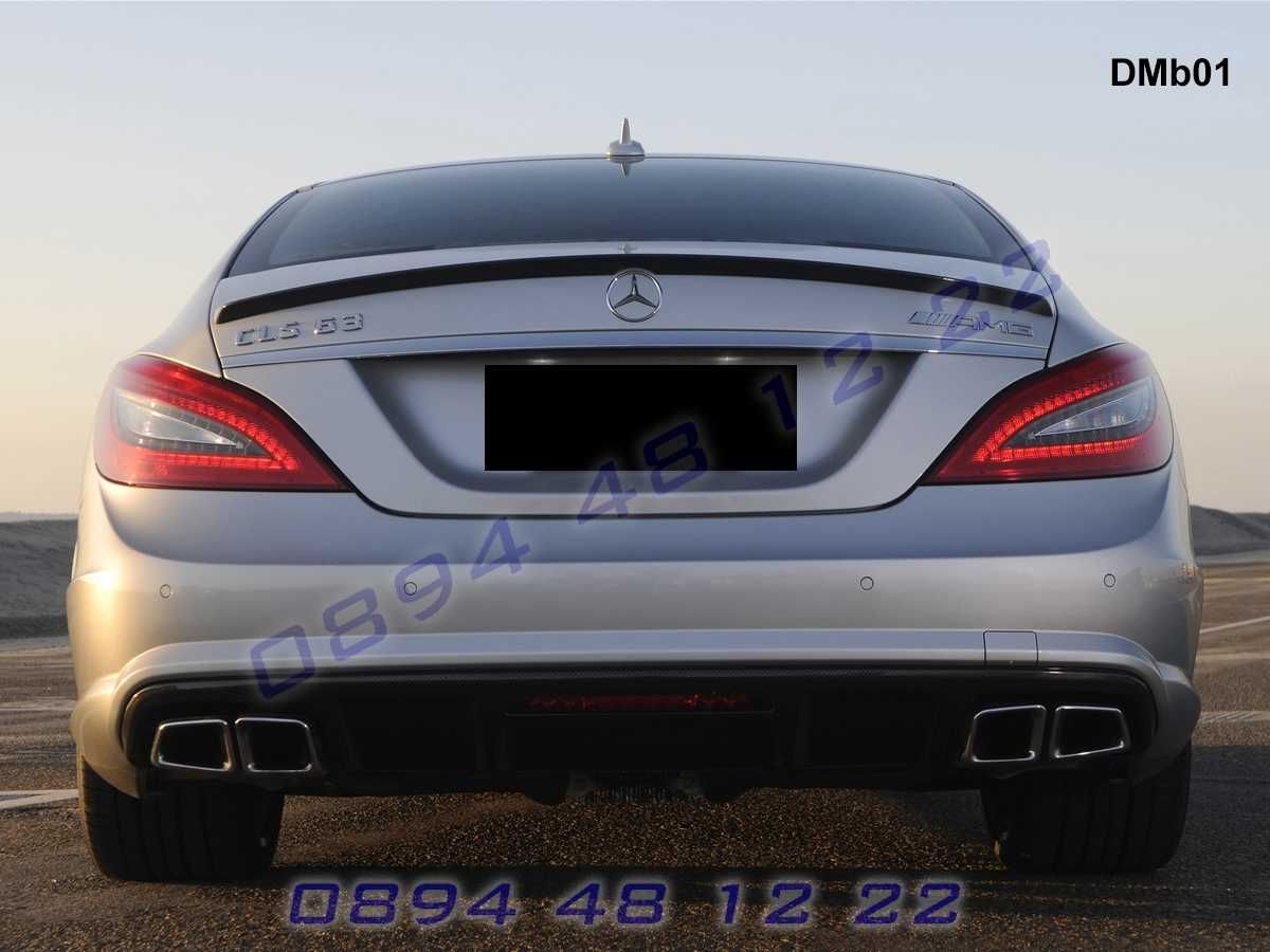 Лип Спойлер Багажник Капак Mercedes AMG CLS W218 Мерцедес ЦЛС В218 АМГ