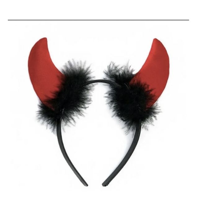 Костюм на Хэллоуин Halloween  мантия плащ, вилы, рожки