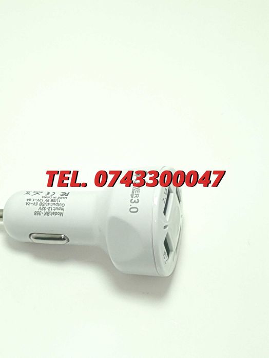 Superfastcharge Incarcator Auto Cu Patru Porturi Usb Partycharge