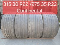 Set anvelope 315/30 R22 cu 275/35 R22 Continental BMW