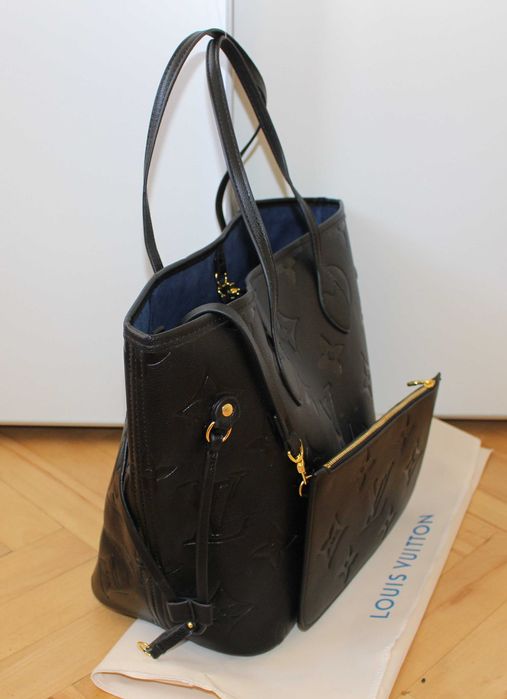 Дамската чанта Louis Vuitton Neverfull Empreinte