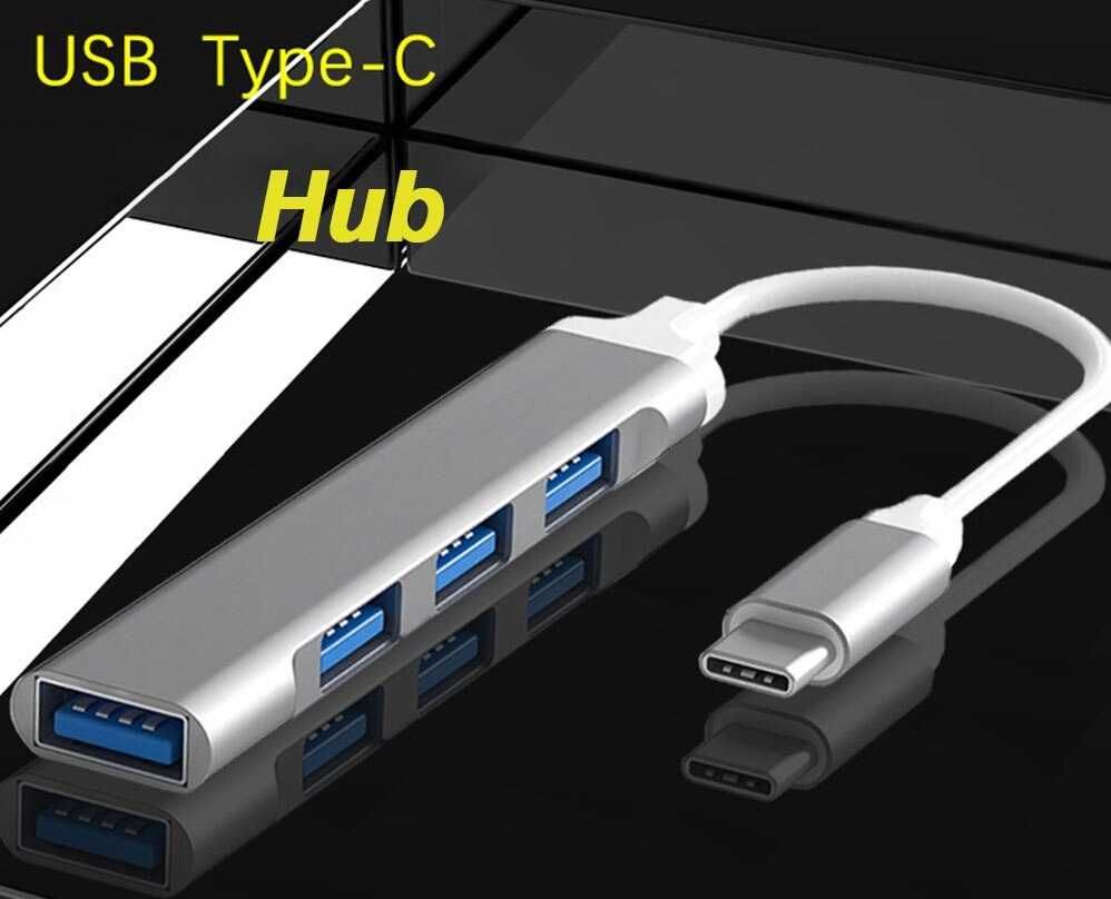 Адаптер Переходник type-c- USB Хаб type-c картридер