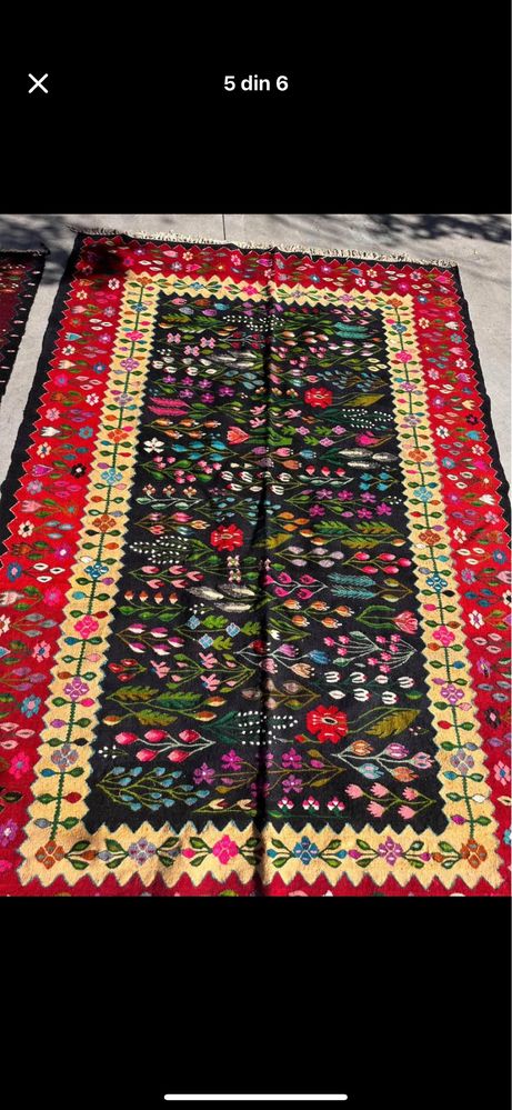 Covor oltenesc traditional din lână