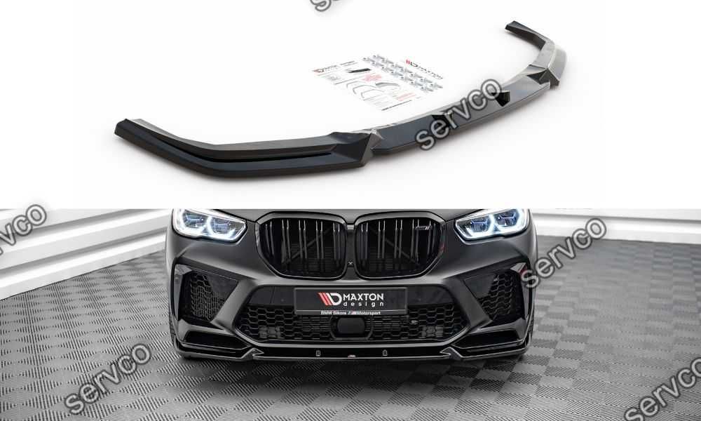 Prelungire splitter bara fata Bmw X5M F95 2018- v1 - Maxton Design