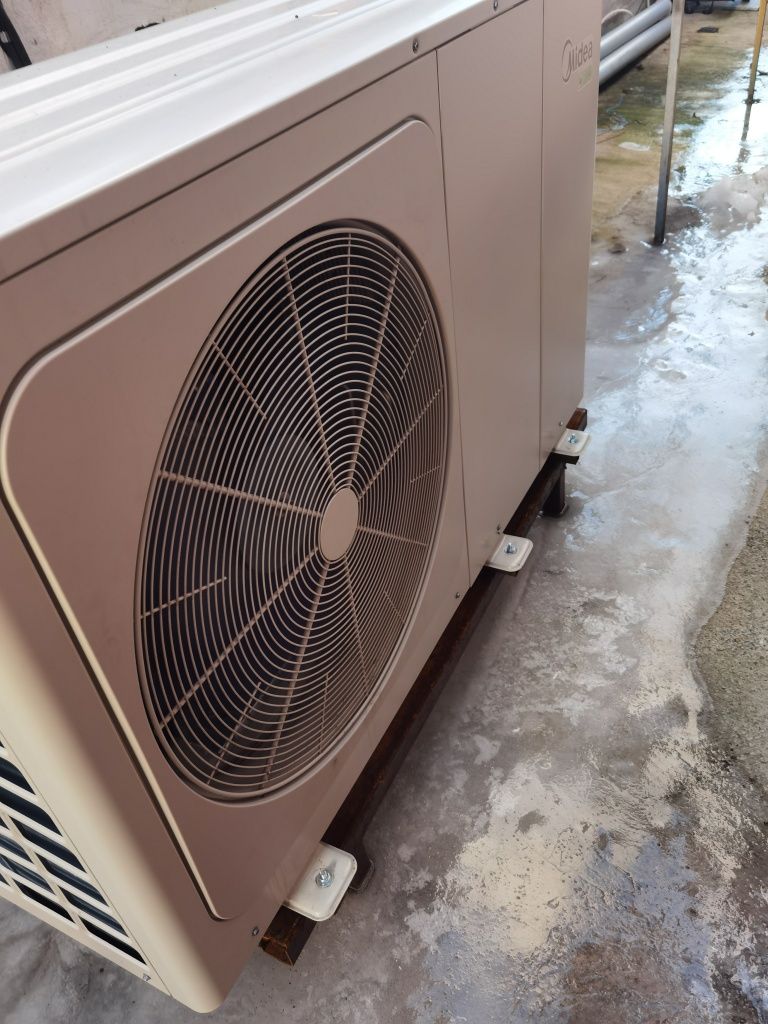 Pompa de căldură monobloc reversibila aer apa Midea 10 kw termici