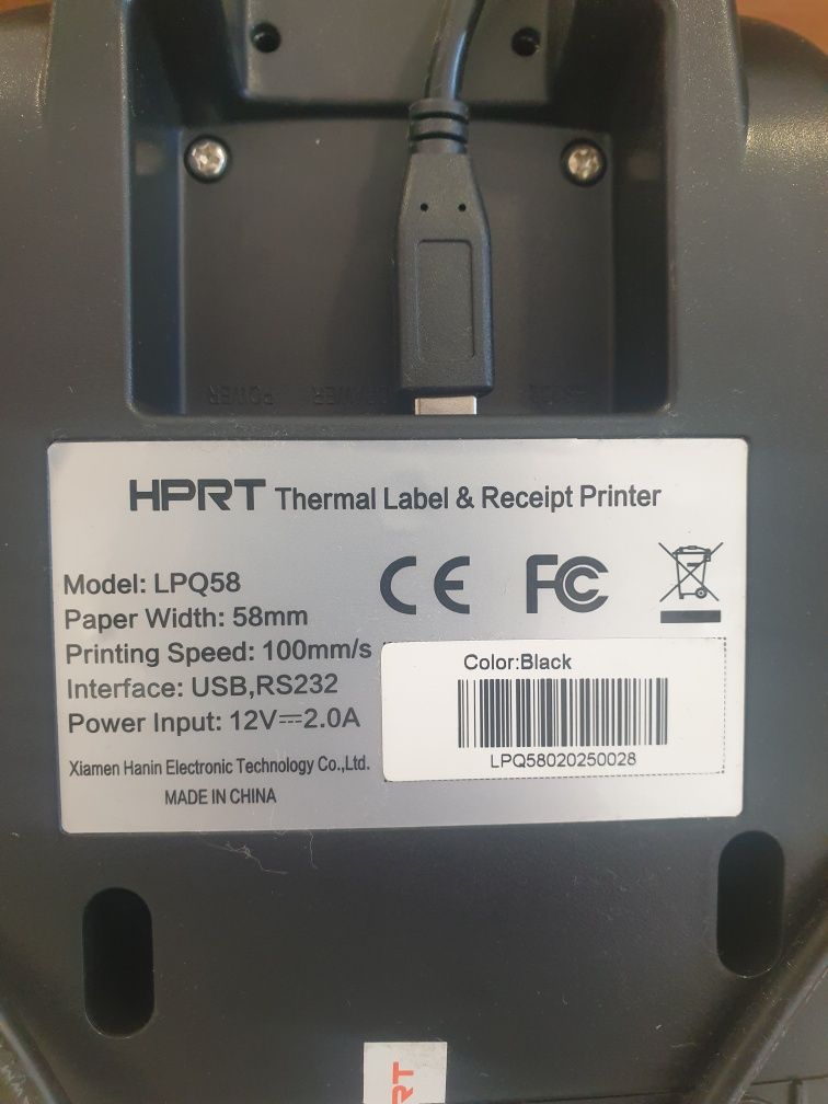 Imprimata termica HPRT LPQ58