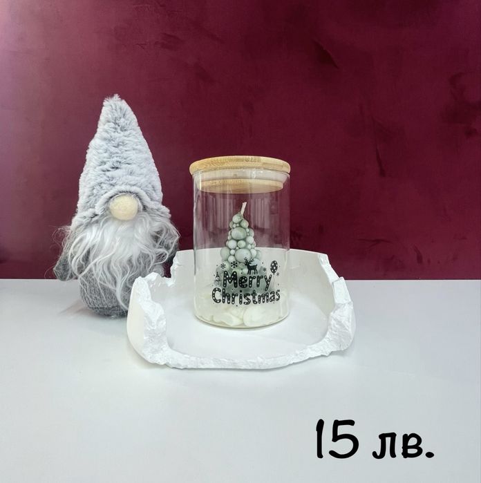 Ръчно изработени соеви свещи