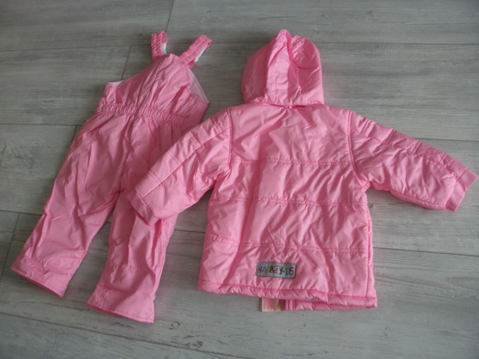 Детски комплект-зимен розов-нов