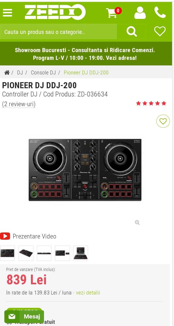 Consola ddj 200 aproape noua