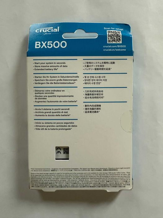 SSD Crucial BX500 4TB SATA-III 2.5 inch ! SIGILAT + Garantie