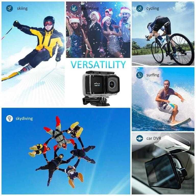 WiFi Екшън камера VICTSING Touch 2,45